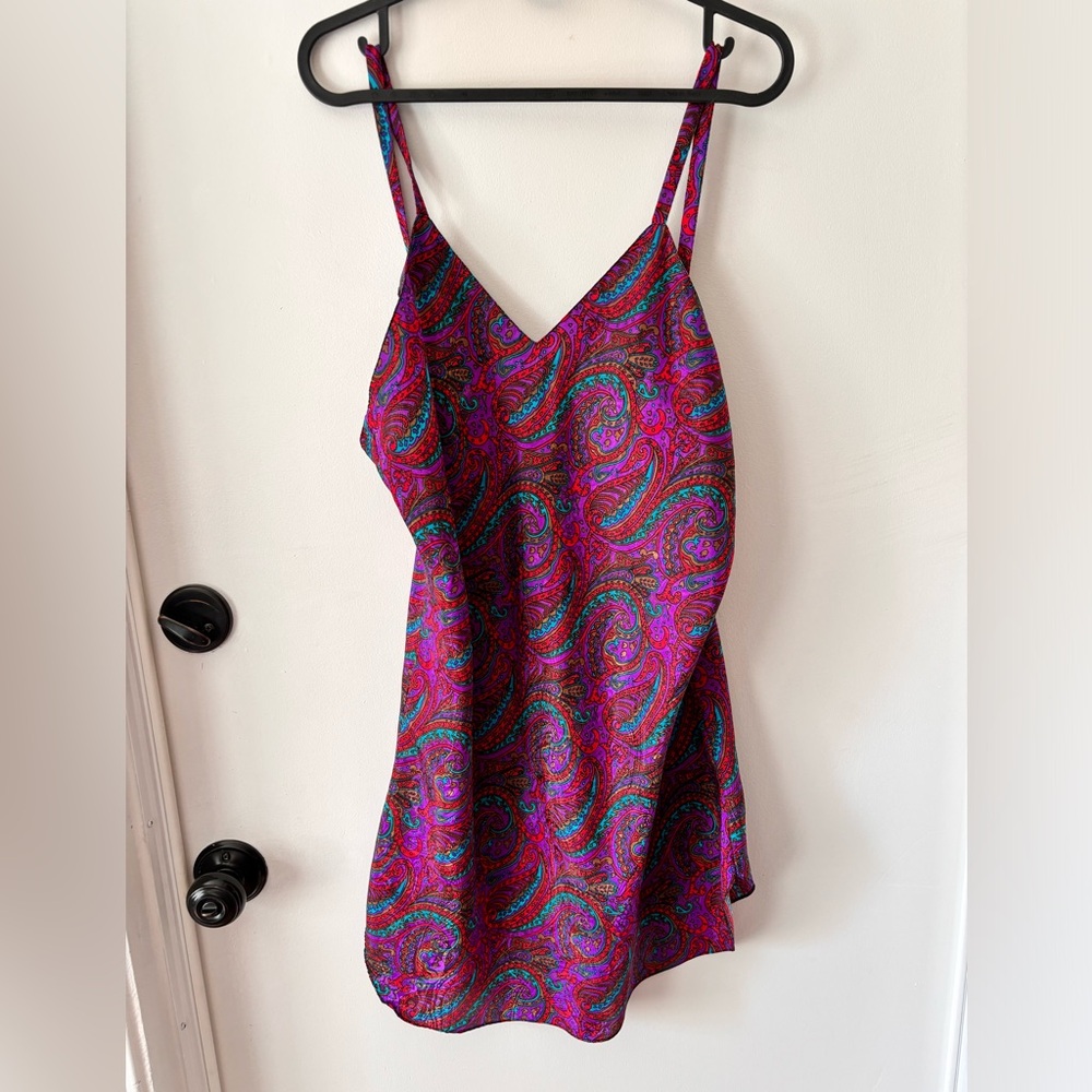 Paisley mini dress, nightie, or long tank